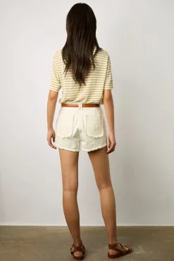 Tshirt A Rayures En Lurex Or - Mike<Gerard Darel Clearance