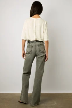 Tshirt Au Dos Boutonne Ecru - Magnolia<Gerard Darel Outlet