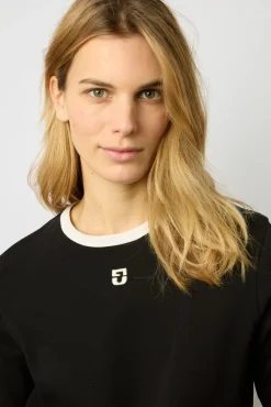 Tshirt Col Rond A Logo Noir - Marlyne<Gerard Darel Clearance