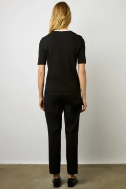 Tshirt Col Rond A Logo Noir - Marlyne<Gerard Darel Clearance