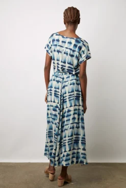 T-Shirt Col Rond Tie & Dye Indigo - Marcele<Gerard Darel Best
