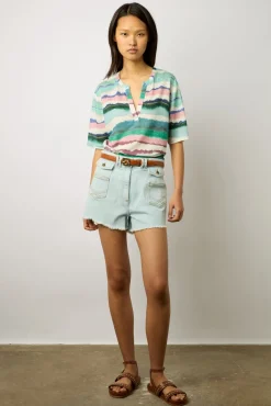 Tshirt Col Tunisien En Lin Lychen - Maorie<Gerard Darel Online
