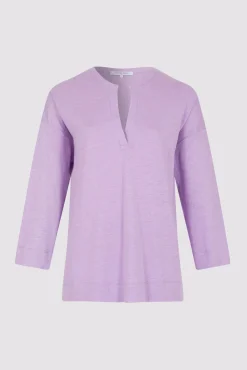 Tshirt Col Tunisien Lilas - Maddie<Gerard Darel Fashion