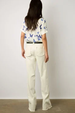 Tshirt En Coton Papillons Bleu - Mirela<Gerard Darel Discount