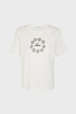 Tshirt Love En Lin Ecru - Marieta<Gerard Darel Sale