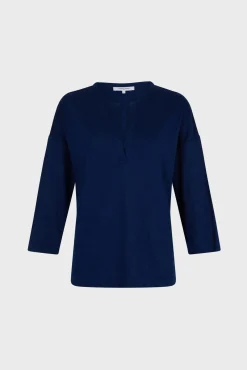 Tshirt Manches 3/4 En Lin Encre - Maddie<Gerard Darel Best