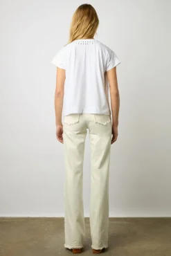 T-Shirt Pastilles En Coton Ecru - Manou<Gerard Darel Discount