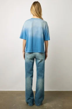 Tshirt Serigraphie Indigo - Malory<Gerard Darel Hot