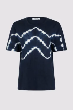 Tshirt Tie And Dye En Lin Indigo - Maroi<Gerard Darel Discount
