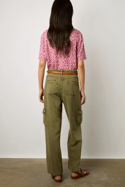 Tshirt V Imprime Leopard Fuchsia - Misha<Gerard Darel Outlet