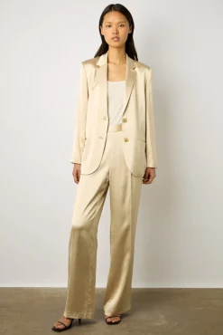 Veste De Tailleur Satinee Sable - Blair<Gerard Darel Fashion