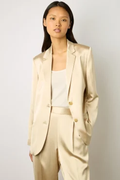 Veste De Tailleur Satinee Sable - Blair<Gerard Darel Fashion