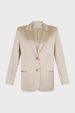 Veste De Tailleur Satinee Sable - Blair<Gerard Darel Fashion