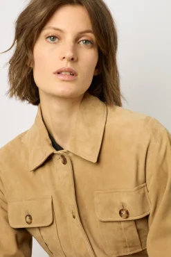 Veste En Chevre Velours Sable - Joyce<Gerard Darel Fashion