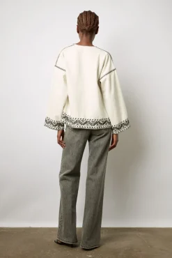 Veste En Coton Brode Ecru - Beverly<Gerard Darel Fashion
