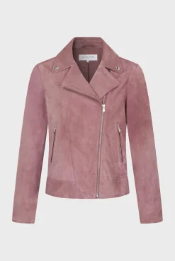 Veste En Cuir Velours Parme - Joceline<Gerard Darel Best