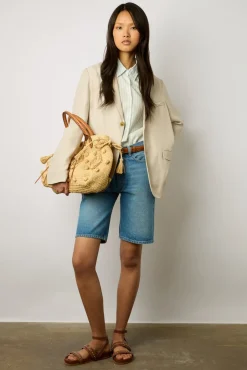Veste En Lin Melange Sable - Britney<Gerard Darel Best