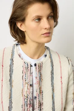 Veste En Tweed Multicolore Naturel - Bonnie<Gerard Darel Sale