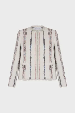 Veste En Tweed Multicolore Naturel - Bonnie<Gerard Darel Sale
